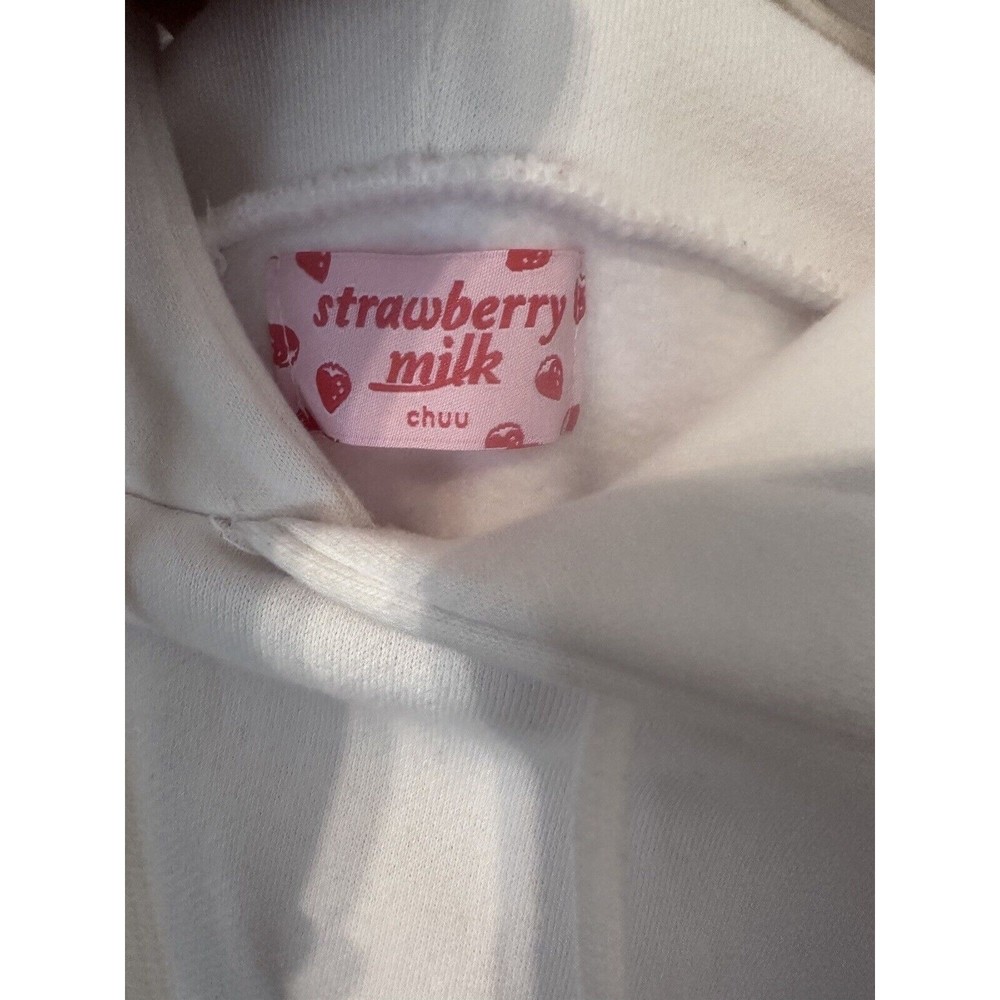 White & Red Hoodie Romper - Picture 5 of 6